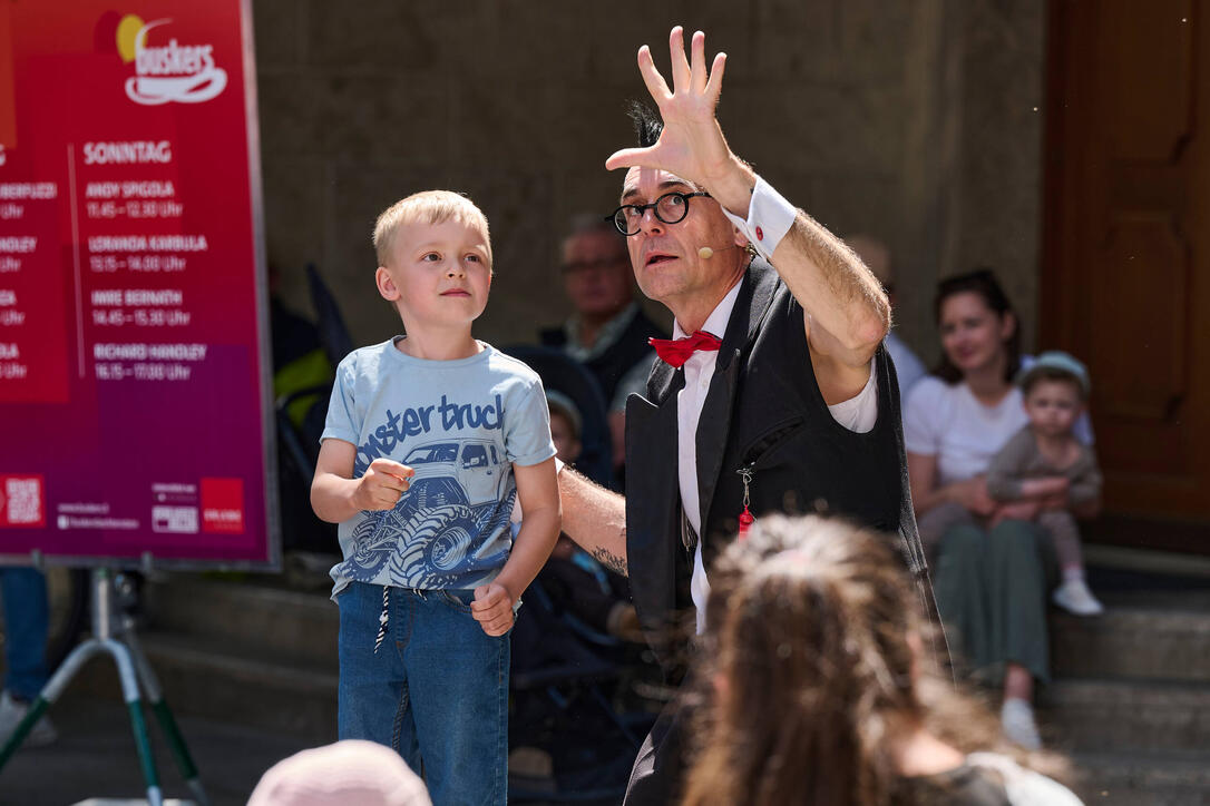 Buskers Strassenkunstfestival in Vaduz