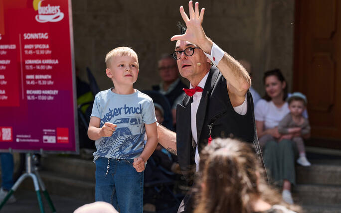 Buskers Strassenkunstfestival in Vaduz