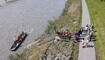 Feierlichkeiten zum Jubiläum bei der alten Rheinbrücke Vaduz–Sevelen