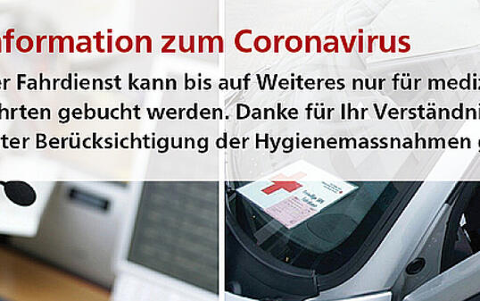 Der freiwillige Fahrdienst des Schweizerischen Roten Kreuzes kann aufgrund der Corona-Krise derzeit nur medizinisch notwendige Fahrten durchführen. Dringend gesucht werden Fahrerinnen und Fahrer unter 65 Jahren.