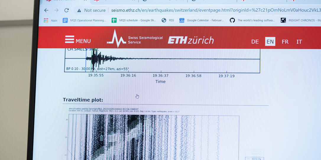 ERDBEBENDIENST, SCHWEIZERISCHER ERDBEBENDIENST, SED, ETH ZUERICH, ETH, SEISMOLOGIE, FACHSTELLE, BUNDESSTELLE, ERDBEBENVORSORGE, MESSUNGEN