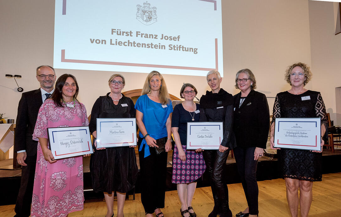 Verleihung Fürst Franz Josef von Liechtenstein Preis, Hofkellerei Vaduz