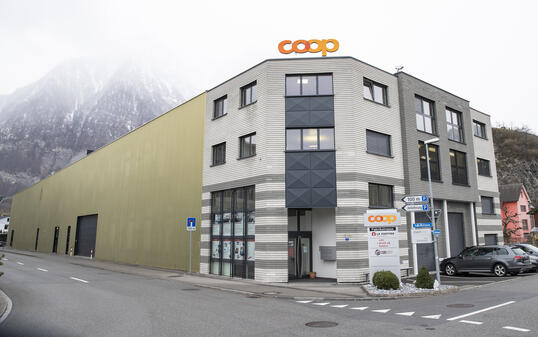 Coop Gebäude in Balzers