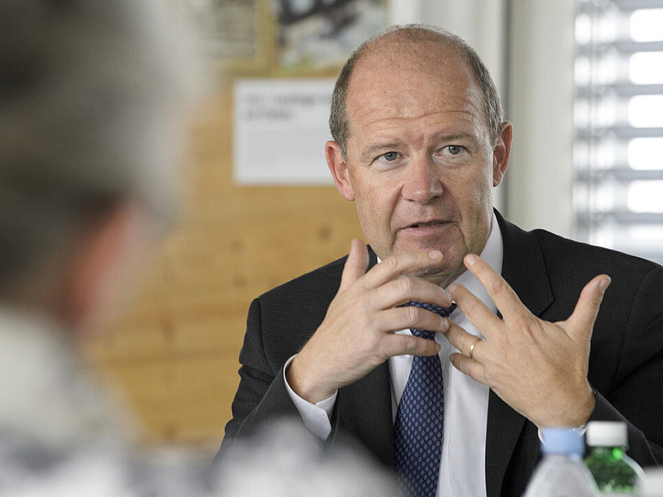 Stellt sich hinter die flankierenden Massnahmen: Arbeitgeber-Präsident Valentin Vogt. (Archivbild)
