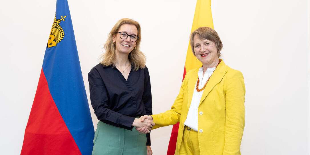 Besuch Anja Klug bei Sabine Monauni, Vaduz