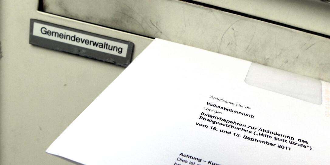 Abstimmung Hilfe statt Strafe