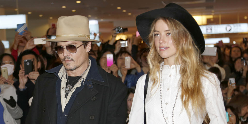 Berufliches und Privates verbinden: Das Schauspieler-Ehepaar Johnny Depp und Amber Heard wird am Freitag an den Internationalen Filmfestspielen in Venedig erwartet (Archiv)