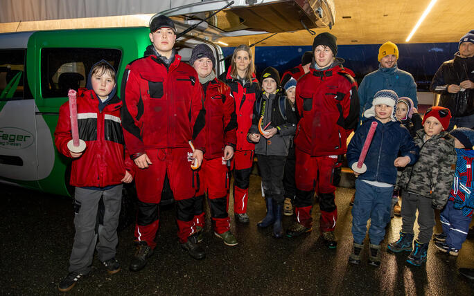 Funken Triesen mit Fackelumzug