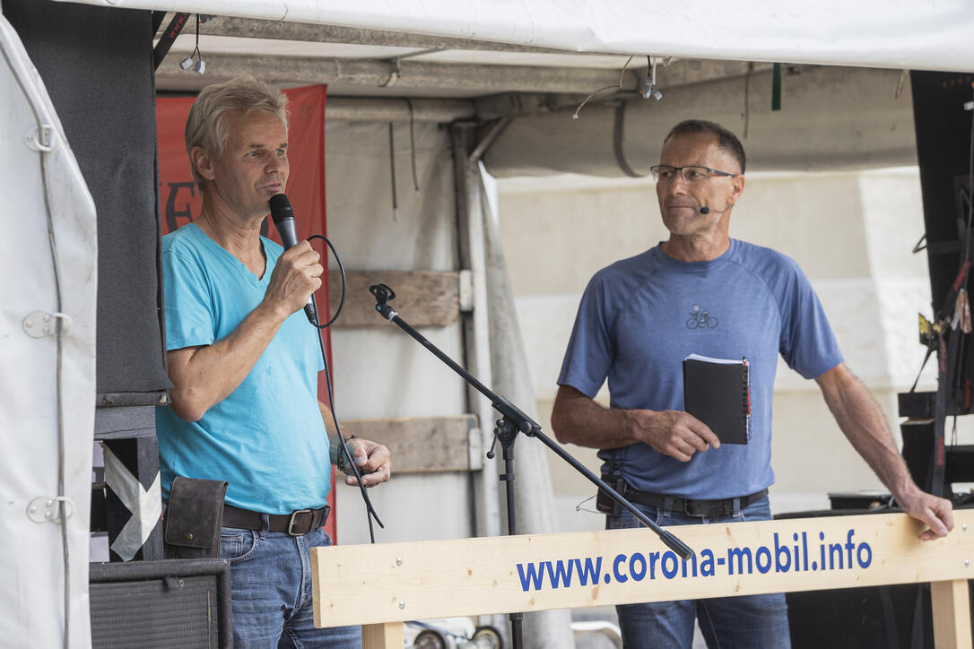 Corona Demo in Vaduz