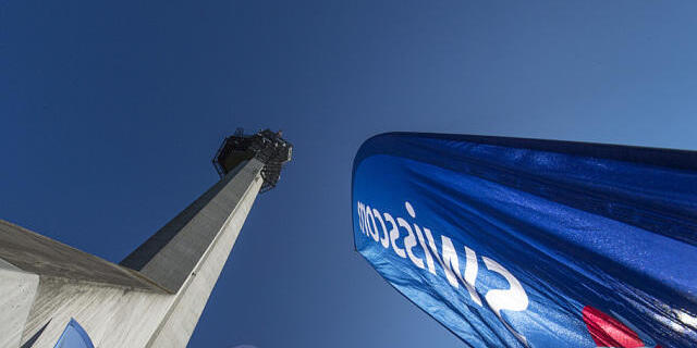 Der Swisscom-Sendeturm auf dem St. Chrischona (Archiv)