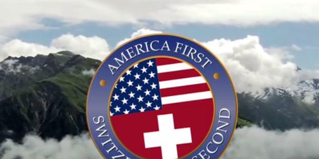 Die USA zuerst, als zweites die Schweiz: Mit diesem Slogan wirbt ein Satire-Video für die Schweiz. Die USA zuerst, als zweites die Schweiz: Mit diesem Slogan wirbt ein Satire-Video für die Schweiz.