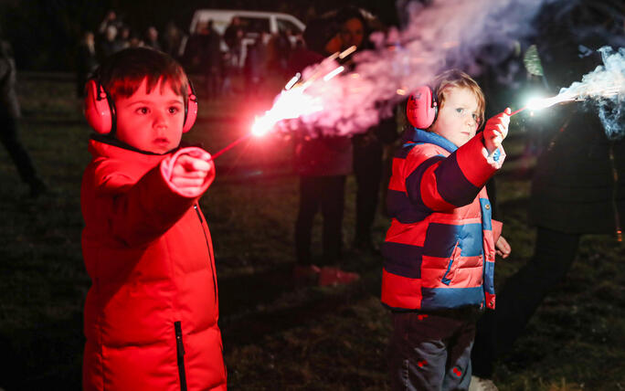 Fackel- und Lampionzug in Gamprin (08.03.2025)