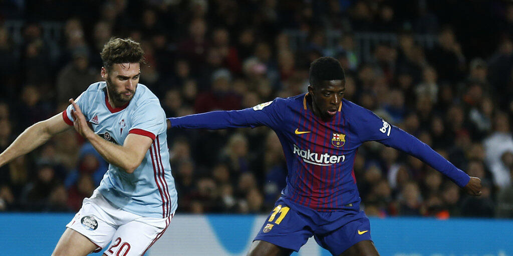 Ousmane Dembele (rechts) muss erneut pausieren