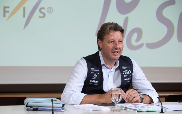 Alexander Ospelt wollte bereits als LSV-Pr&auml;sident, den Schneesport attraktiver vermarkten.