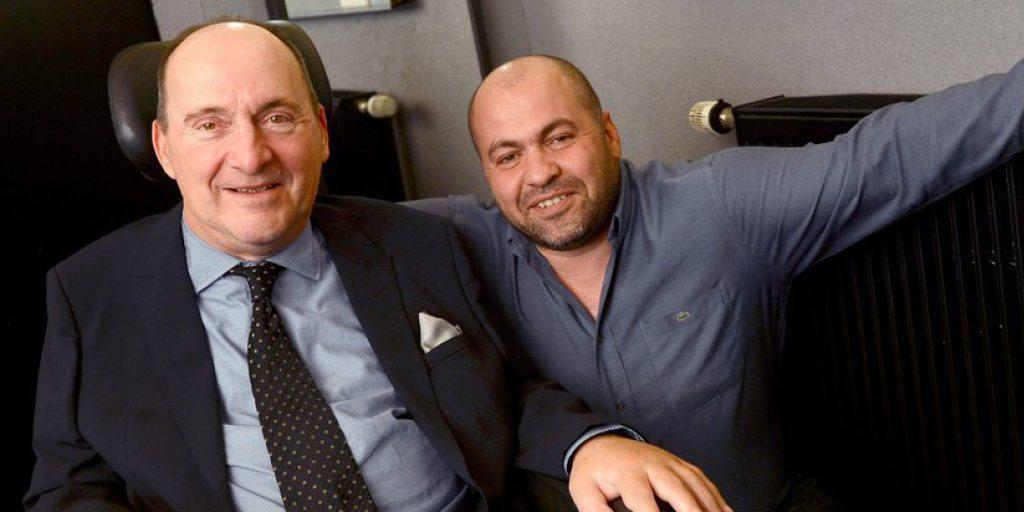 Die Vorbilder von "Ziemlich beste Freunde": Abdel Sellou (r) und Philippe Pozzo di Borgo. Jetzt hat Pozzo di Borgo ein neues Buch rausgebracht, ein Plädoyer für Toleranz und Nächstenliebe (Archiv)