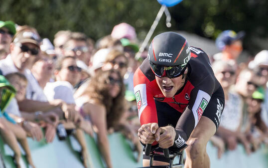 Stefan Küng tritt heute als einer der Favoriten auf den Sieg im Zeitfahren der Tour de Suisse an