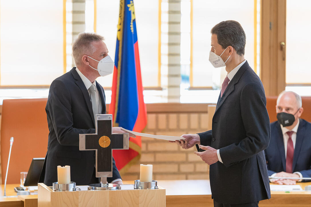 Landtagseröffnung 2021 in Vaduz