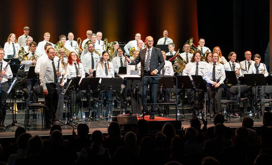 Jahreskonzert der Harmoniemusik Vaduz mit dem Motto «Zurück in
