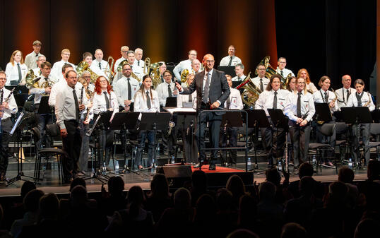 Jahreskonzert der Harmoniemusik Vaduz mit dem Motto «Zurück in