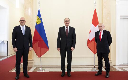 SCHWEIZ LIECHTENSTEIN BESUCH