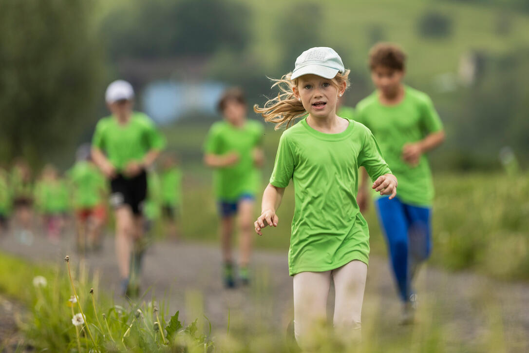 Sponsorenlauf der Primarschule Mauren