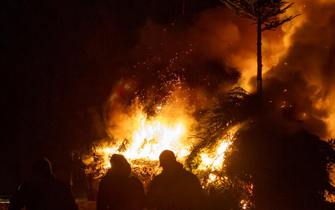 Funken Triesen mit Fackelumzug