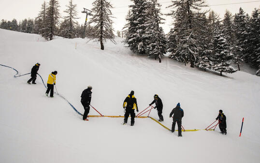 Piste bewässern in Malbun