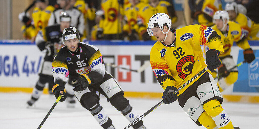 Der SC Bern (hier mit Gaëtan Haas am Puck) beendete die beeindruckende Siegesserie des HC Ajoie im Schweizer Cup Der SC Bern (hier mit Gaëtan Haas am Puck) beendete die beeindruckende Siegesserie des HC Ajoie im Schweizer Cup