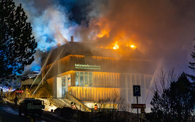 Brand Heizwerk Malbun (16.12.2025)