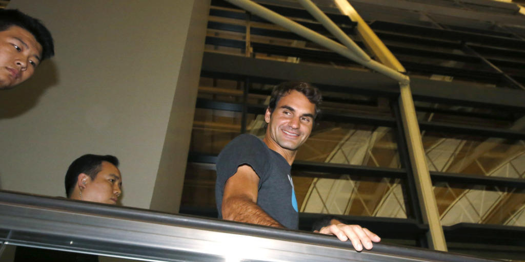 Ankunft am Flughafen: Roger Federer weiht Schule in Malawi ein (Archiv)