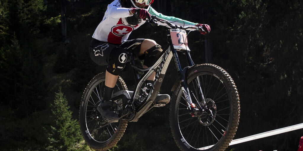 An der WM zu Gold im Downhill gerast: Camille Balanche. (Archivbild) An der WM zu Gold im Downhill gerast: Camille Balanche. (Archivbild)