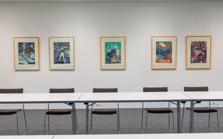 Kunst im Rathaus in Schaan