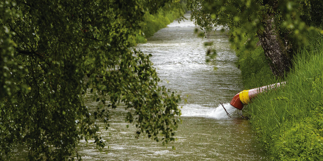 Hochwasser in Liechtenstein Hochwasser in Liechtenstein