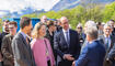 Feierlichkeiten zum Jubiläum bei der alten Rheinbrücke Vaduz–Sevelen