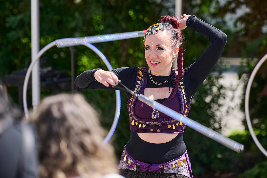Buskers Strassenkunstfestival in Vaduz