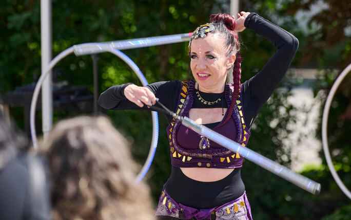 Buskers Strassenkunstfestival in Vaduz