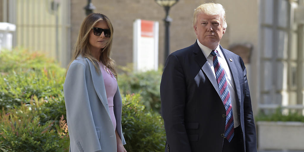 US-Präsident Donald Trump und seine Frau Melania spenden Geld für die Opfer, die vom Hurrikan "Harvey" heimgesucht wurden. (Archivbild)