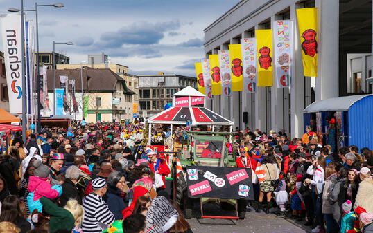 Liechtenstein Schaan Fasnacht 2020 Fasnachtsumzug