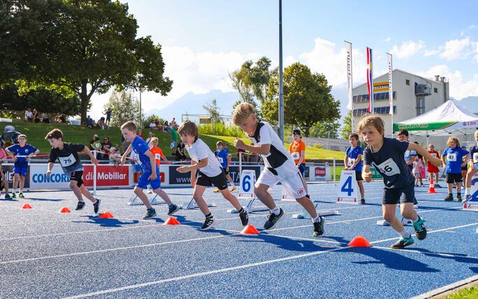 Liechtenstein Schaan Sportanlage Rheinwiese Schaaner Faescht