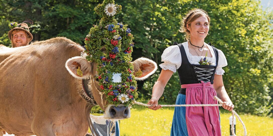 Alpabfahrt der Alp Sücka