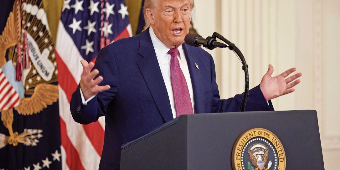 US President Donald Trump signs executive orders