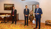 Eintragung in das Goldene Buch auf Schloss Vaduz (26.09.2025)