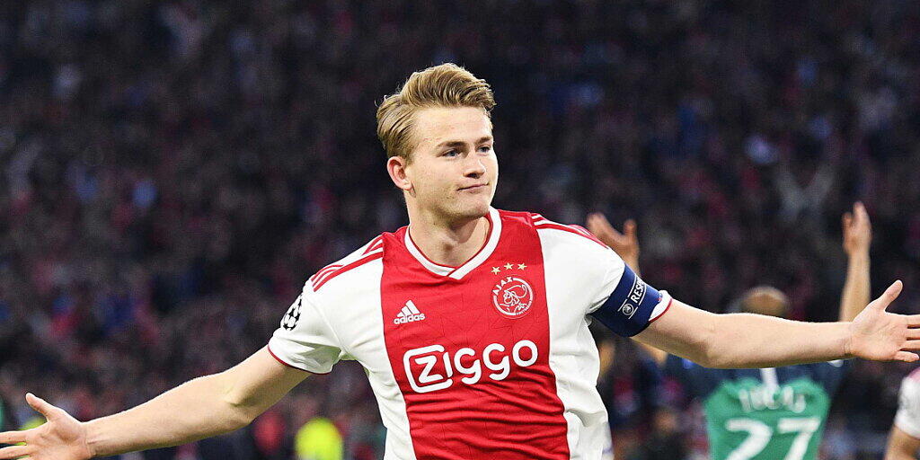 Überzeugte als Captain von Ajax Amsterdam in der Champions League: Nun dürfte der erst 19-jährige Matthijs de Ligt zu Juventus Turin wechseln