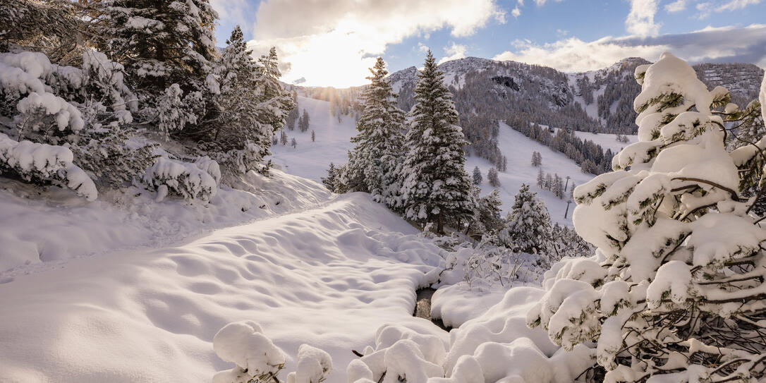Schnee in Malbun