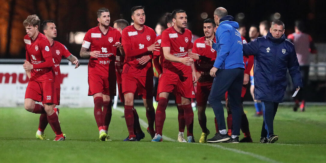 Fussball LFV Liechtensteiner-Cup Halbfinal USV Eschen-Mauren - FC Vaduz