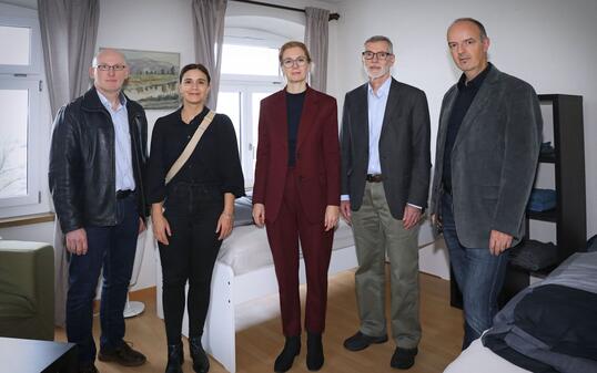 Besuch von Regierungschef-Stellvertreterin Sabine MonauniIm Haus