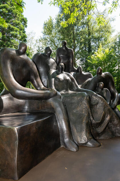 Enthüllung der Bronzeskulptur