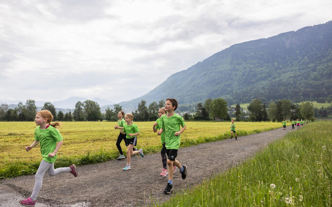 Sponsorenlauf der Primarschule Mauren