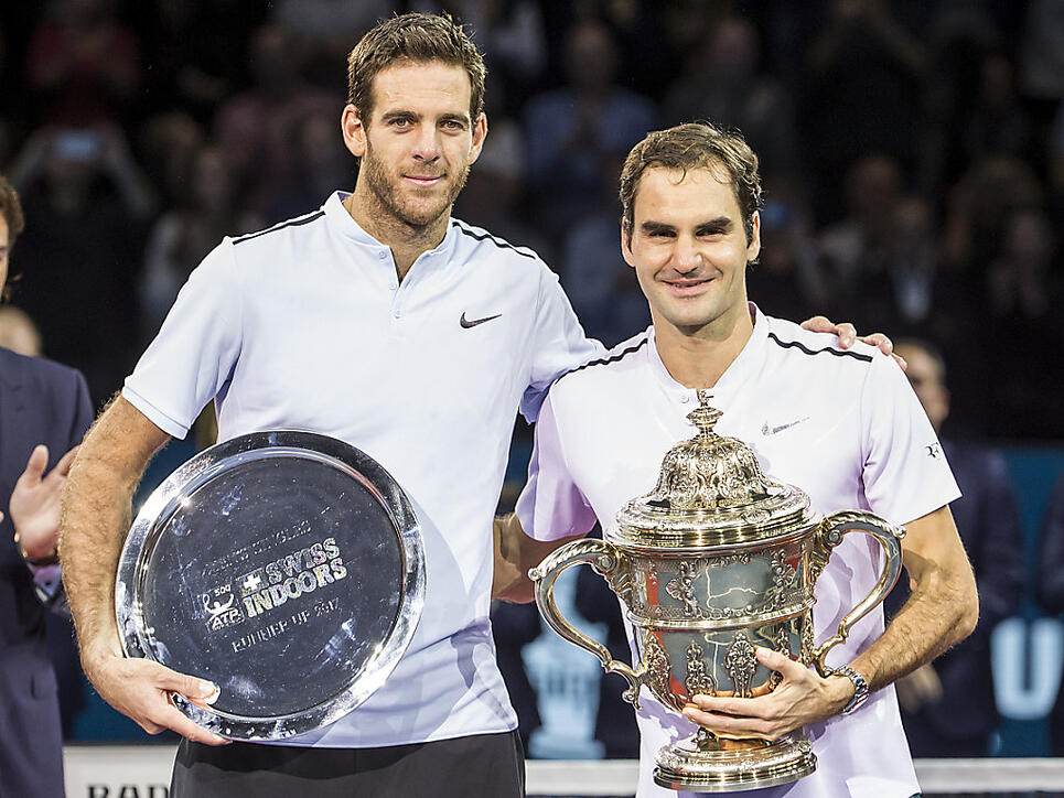 2017 gewann Roger Federer den Final in Basel gegen Juan Martin Del Potro. Diese Finalpaarung scheint auch 2018 wieder möglich.