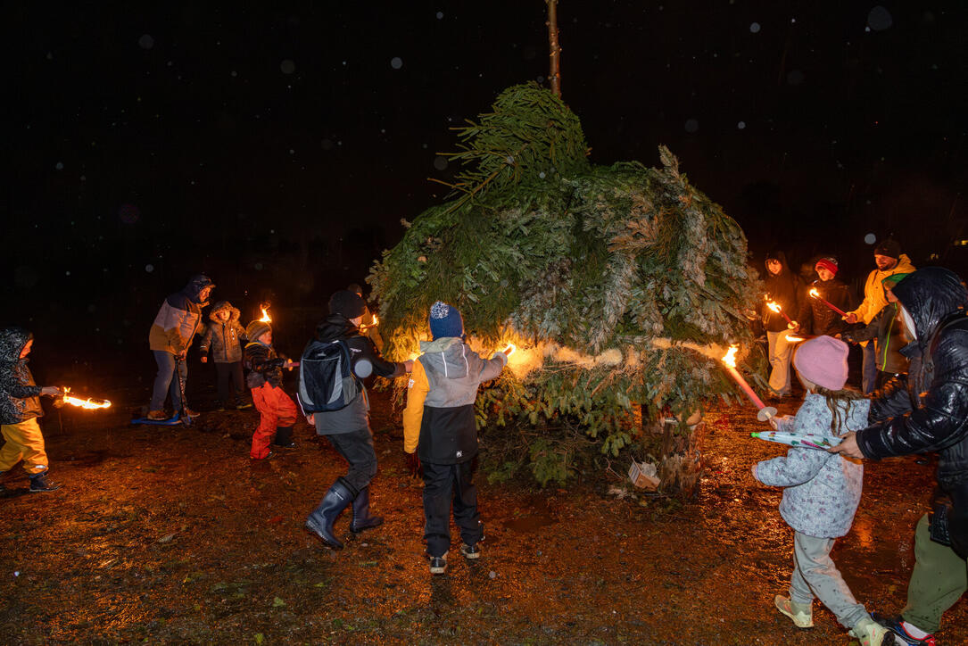 Funken Triesen mit Fackelumzug